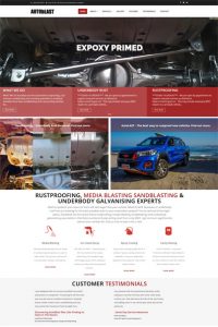 Autoblast new web design